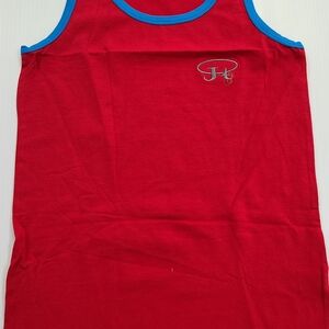 James Tudor Red and Blue Tank Top